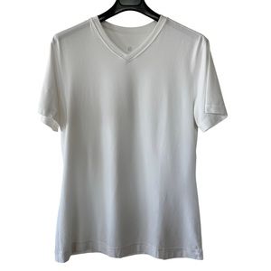 LULULEMON White t-shirt V Neck